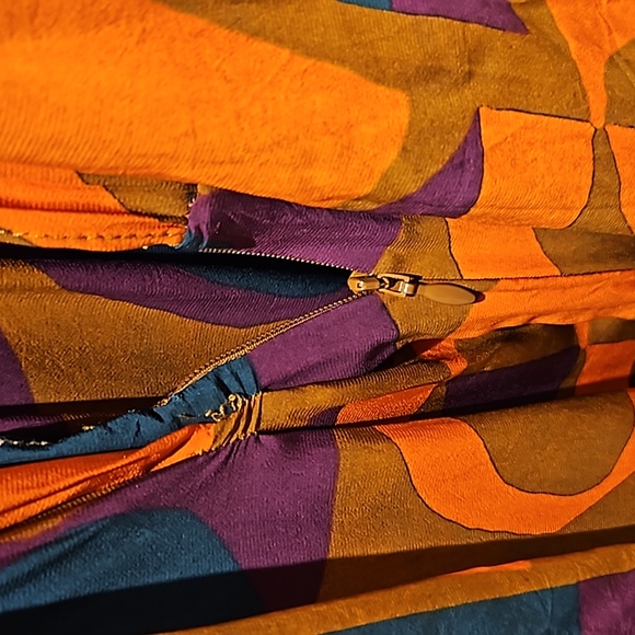 Geometric Print Dress - L - Picture 7 of 9